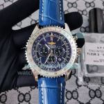 Copy Breitling Navitimer Blue Dial Black Sub-dials Quartz Watch 46MM